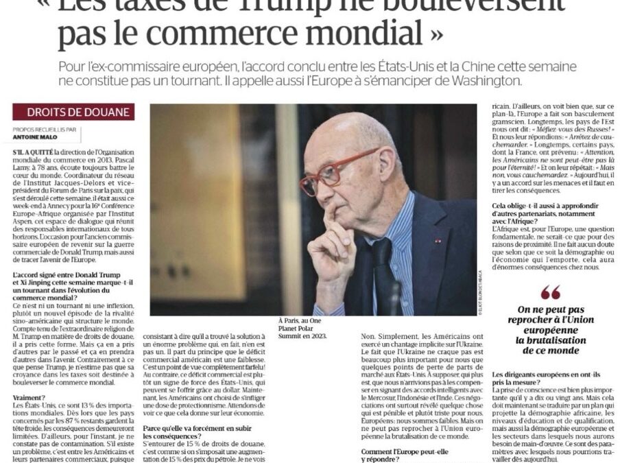 La 16ème édition de la Conférence Europe-Afrique organisée par l’Institut Aspen France mise en lumière dans la Tribune du dimanche